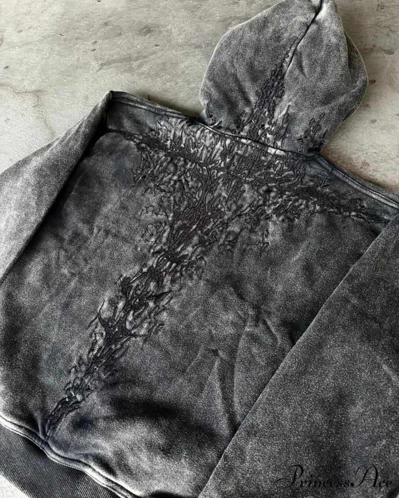 Vintage Gothic Hoodie hoodies-241228