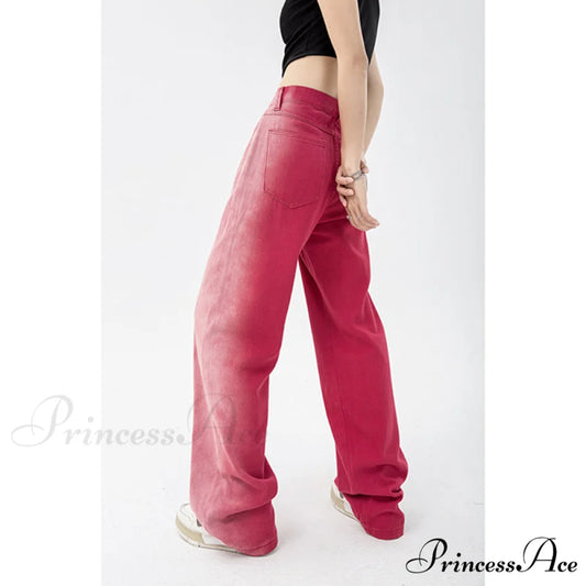 Vintage High Waist Streetwear Fashion Jeans