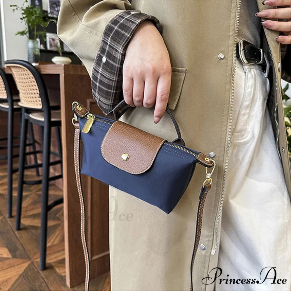 Vintage Nylon Dumpling Shoulder Messenger Handbag handbag-250126