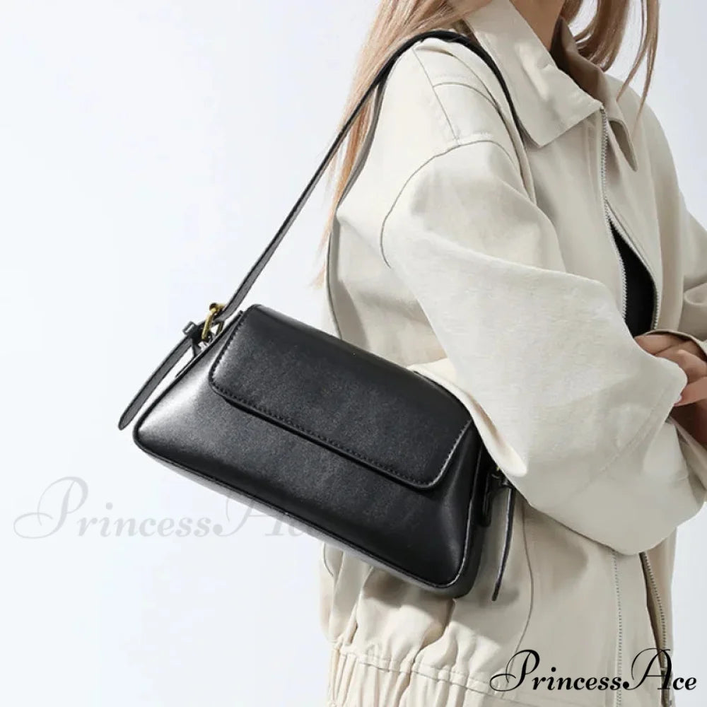 Vintage Strong Faux Leather Winter Shoulder Bag shoulder-250126