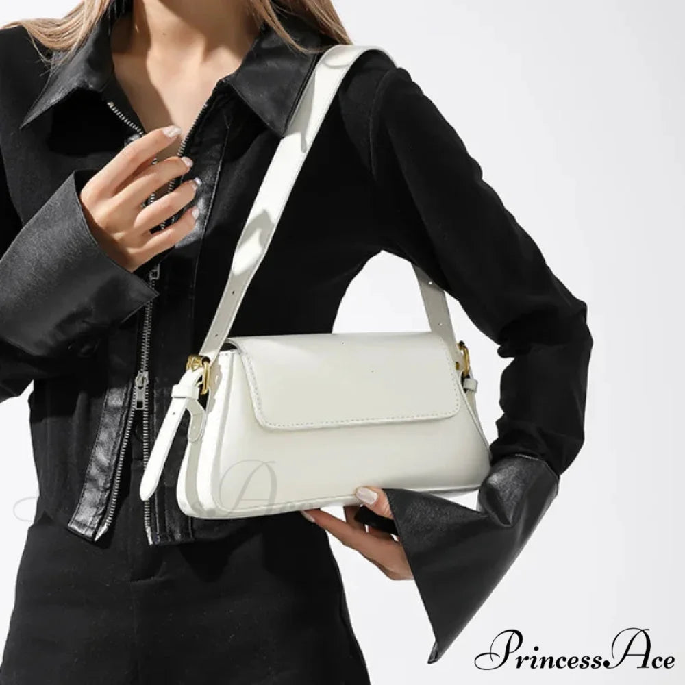 Vintage Strong Faux Leather Winter Shoulder Bag shoulder-250126