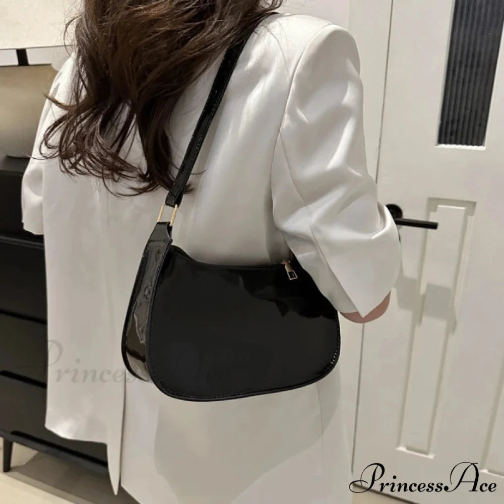 Vivid Color Solid Square Shoulder Bag shoulder-250126