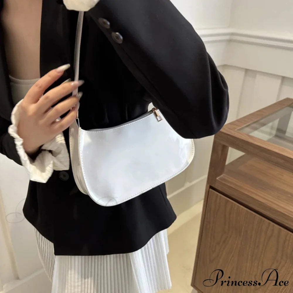 Vivid Color Solid Square Shoulder Bag shoulder-250126