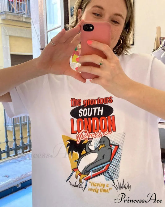 Warm Adorable Graphic T-shirt white2 / S t-shirt-250223