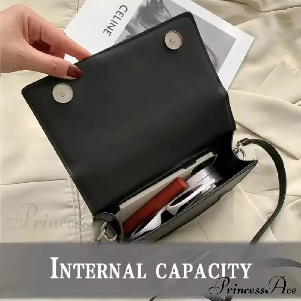 Water-resistant Synthetic Leather Spacious Shoulder Crossbody Bag shoulder-250126