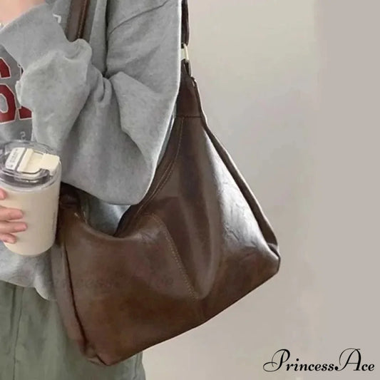 Weaving Straw Top-Handle Shoulder Bag Modified: Braiding Straw Upper-Grip Shoulder Bag Coffee shoulder-250126