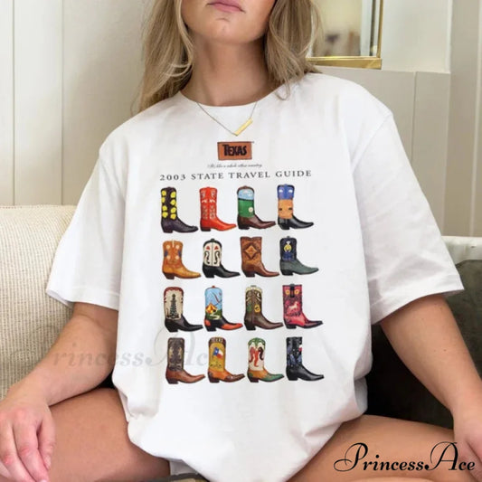 Western Boots Vintage Graphic T-shirt t-shirt-250223