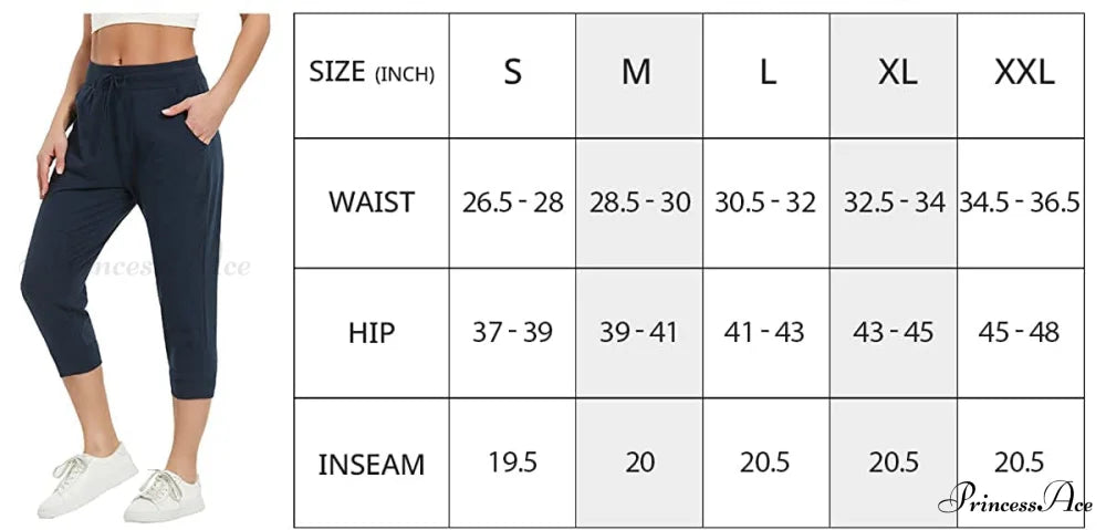 Women锟斤拷锟斤拷锟斤拷s Capri Workout Pants Loose Drawstring Athletic Pants