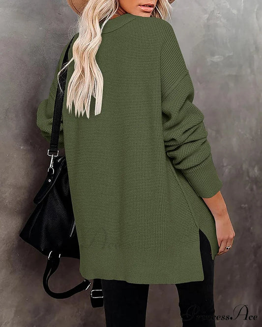 Womens Fall Sweater Crew Neck Long Sleeve Pullover Sweaters