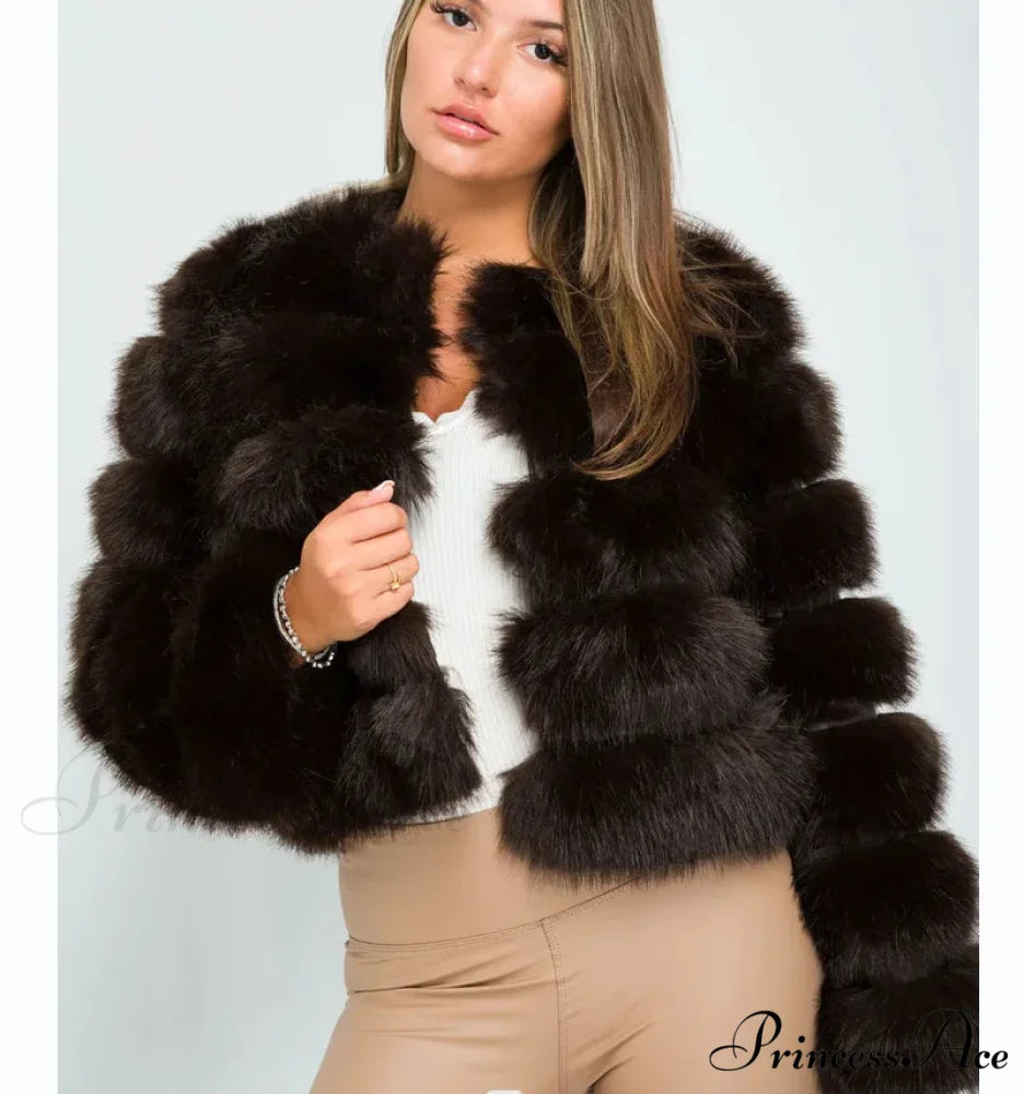 Women’s Fox Fur European Urban Jacket coats-241228