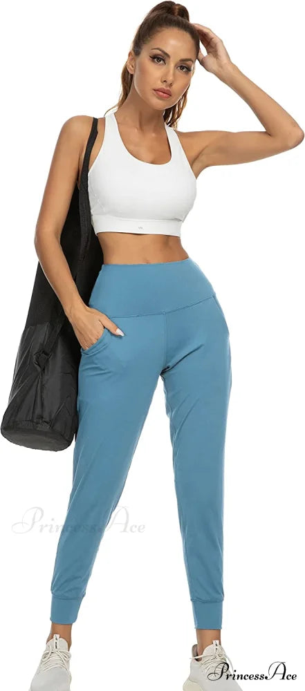 Women’s Joggers with Pockets High Waisted Athletic Sports Pants