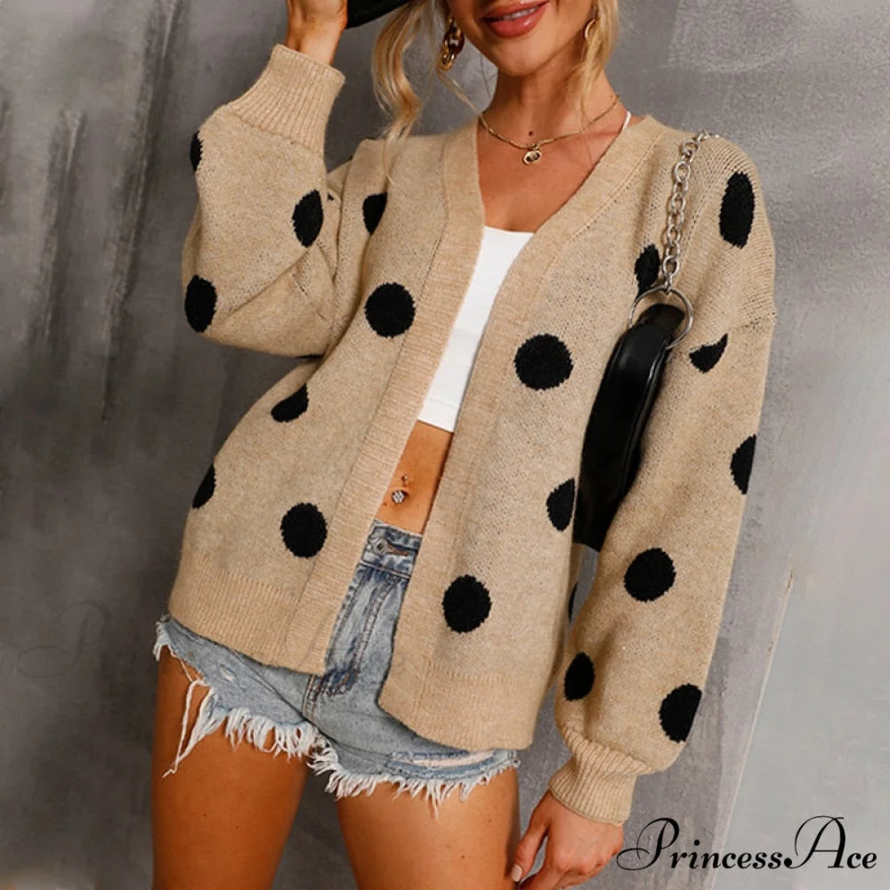 Women’s Knitted Sweater Coat Long Sleeve Cardigan