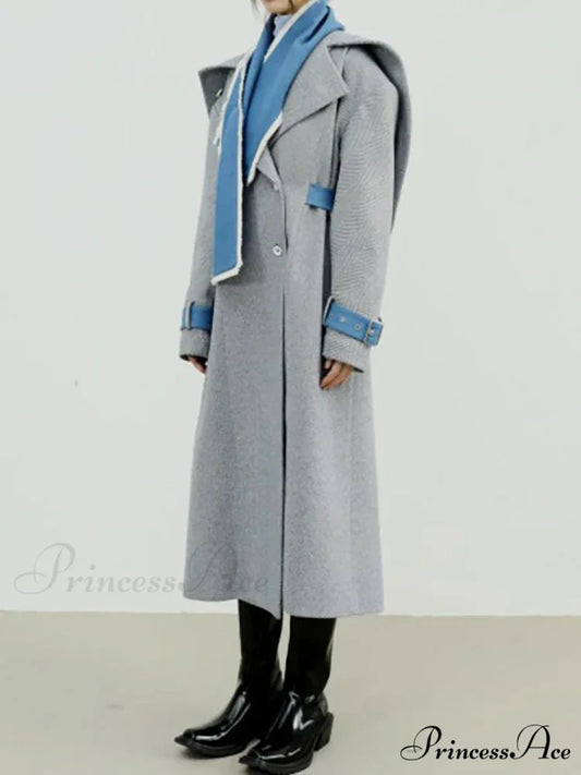 Women’s Woolen Detachable Different Overcoat overcoats-241228