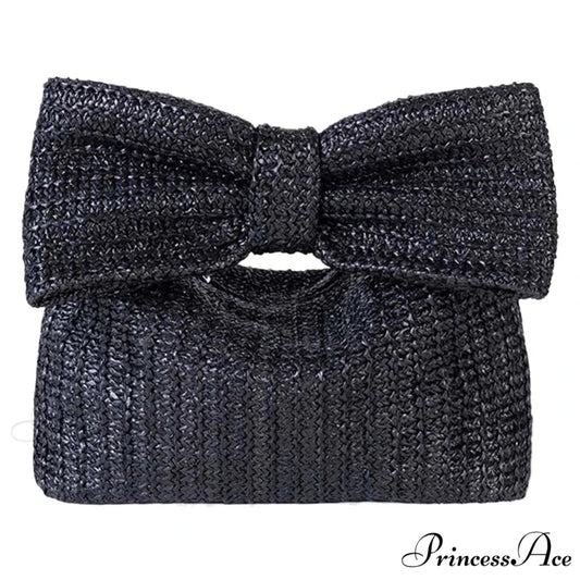 Woven Bow Purse Wristlet wristlet-250126