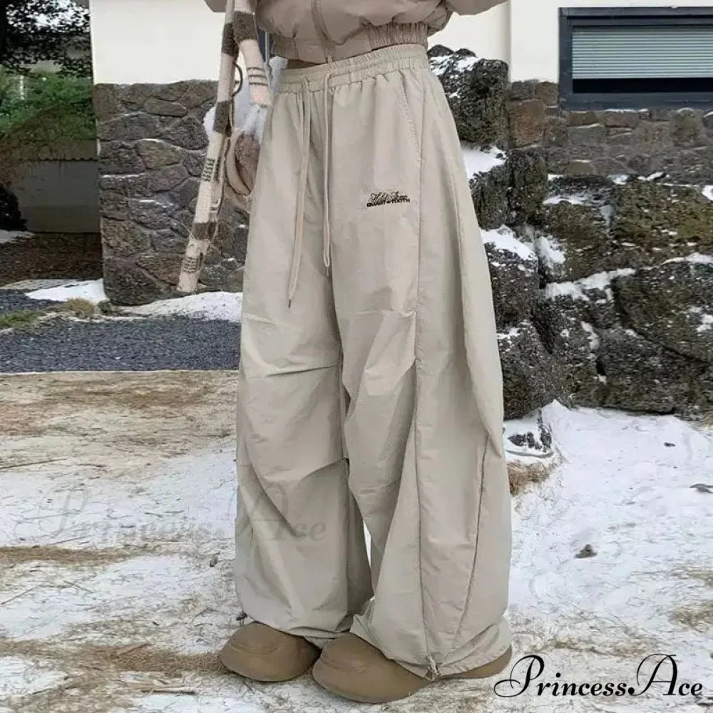 Y2K Harajuku Women Broad Leg Trousers pants-241228