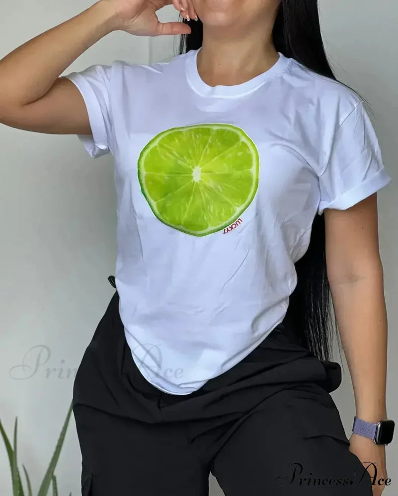 Y2K Informal Wine Bottle Graphic T-shirt 5 / S t-shirt-250223