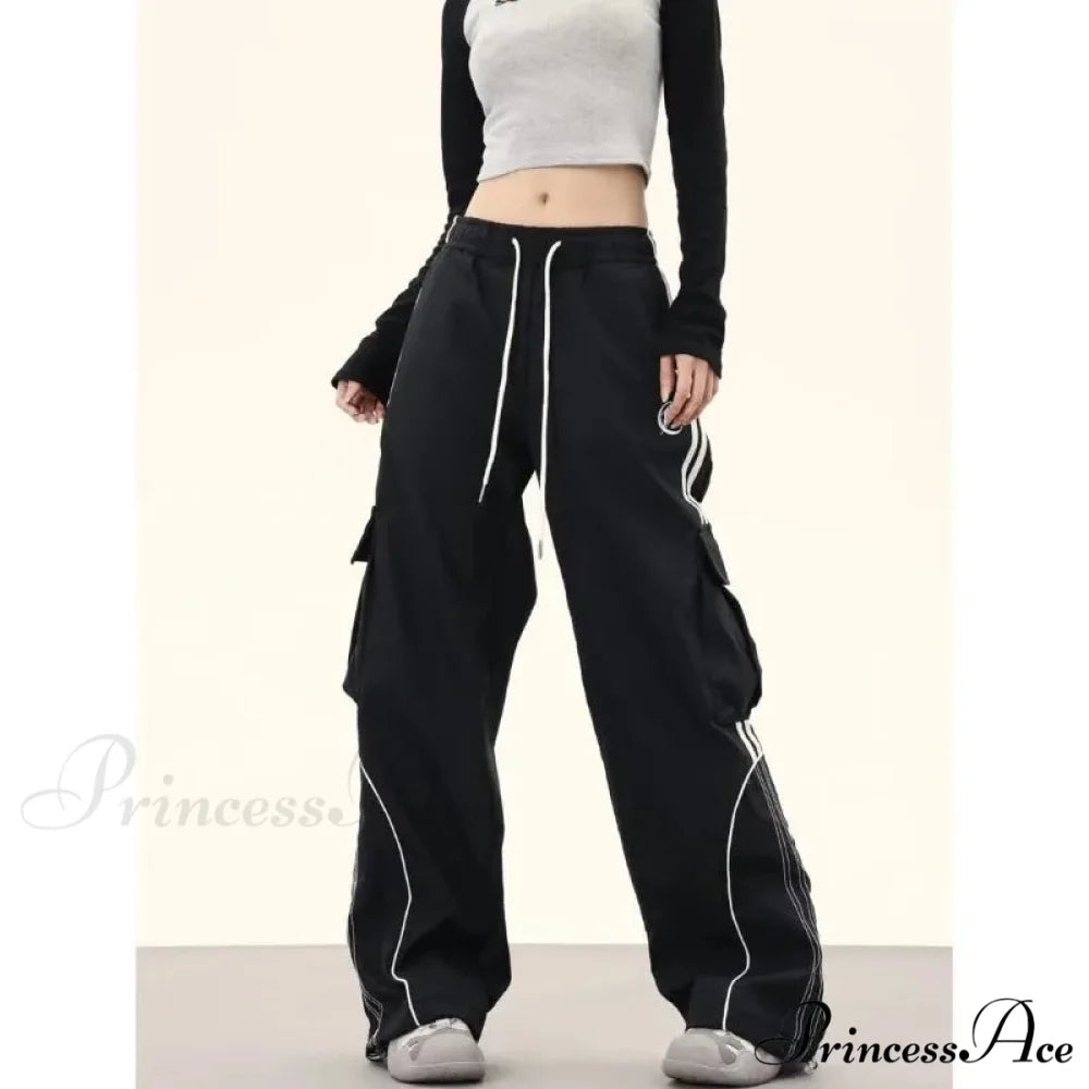 Y2K Large Cargo Trousers pants-241228