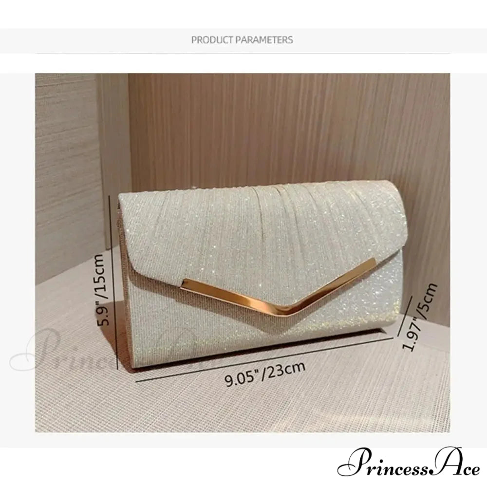 Yellow Grey Sophisticated Feast Clutch Shoulder Bag Purse clutchbag-250126
