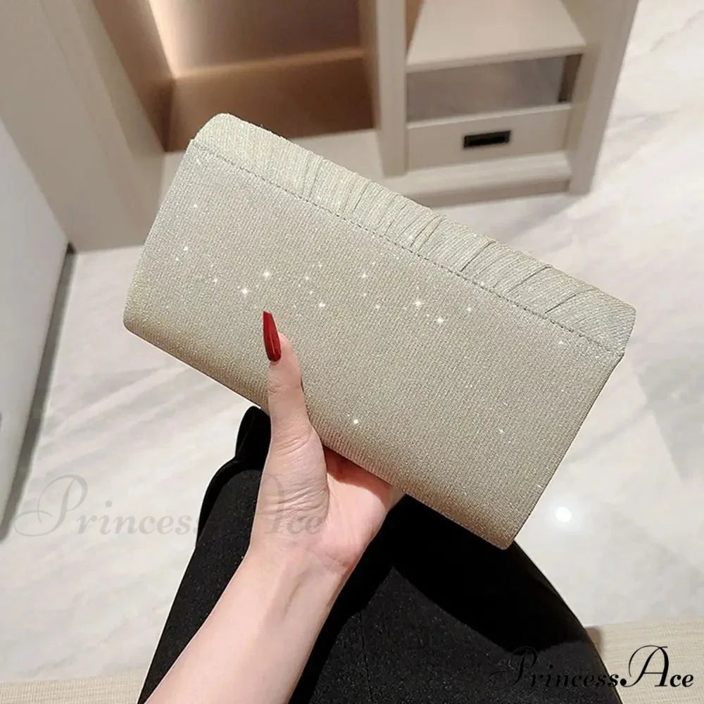 Yellow Grey Sophisticated Feast Clutch Shoulder Bag Purse clutchbag-250126