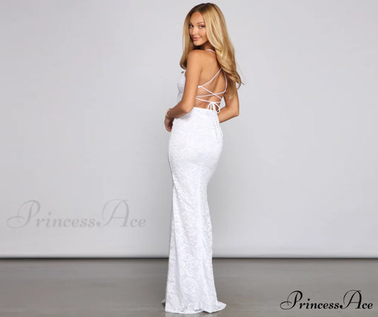 Zenaida Formal Sleeveless Charming Lace Mermaid Dress