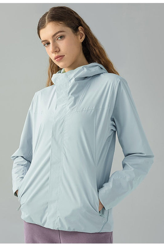 Windproof Fleece Lined Hooded Jacket