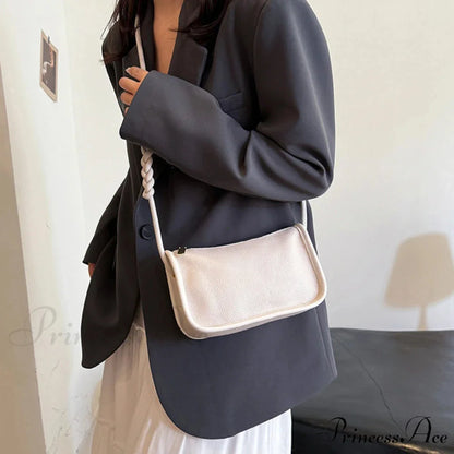 100% Genuine Bovine Hide Leather Crossbody Purse shoulder-250126