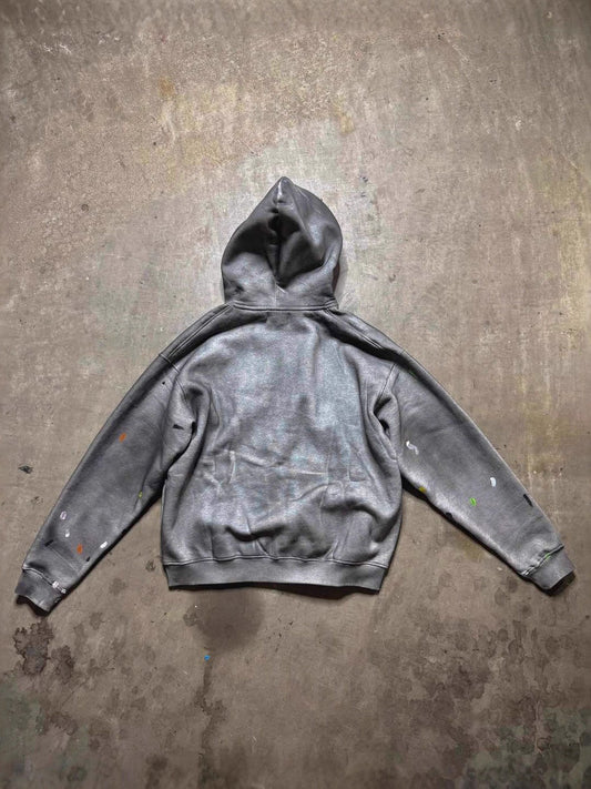 Vintage Street Style Zip Hoodie