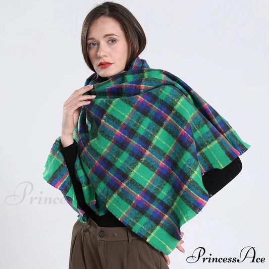 2022 Stylish Tartan Cashmere Scarf scarf-241228