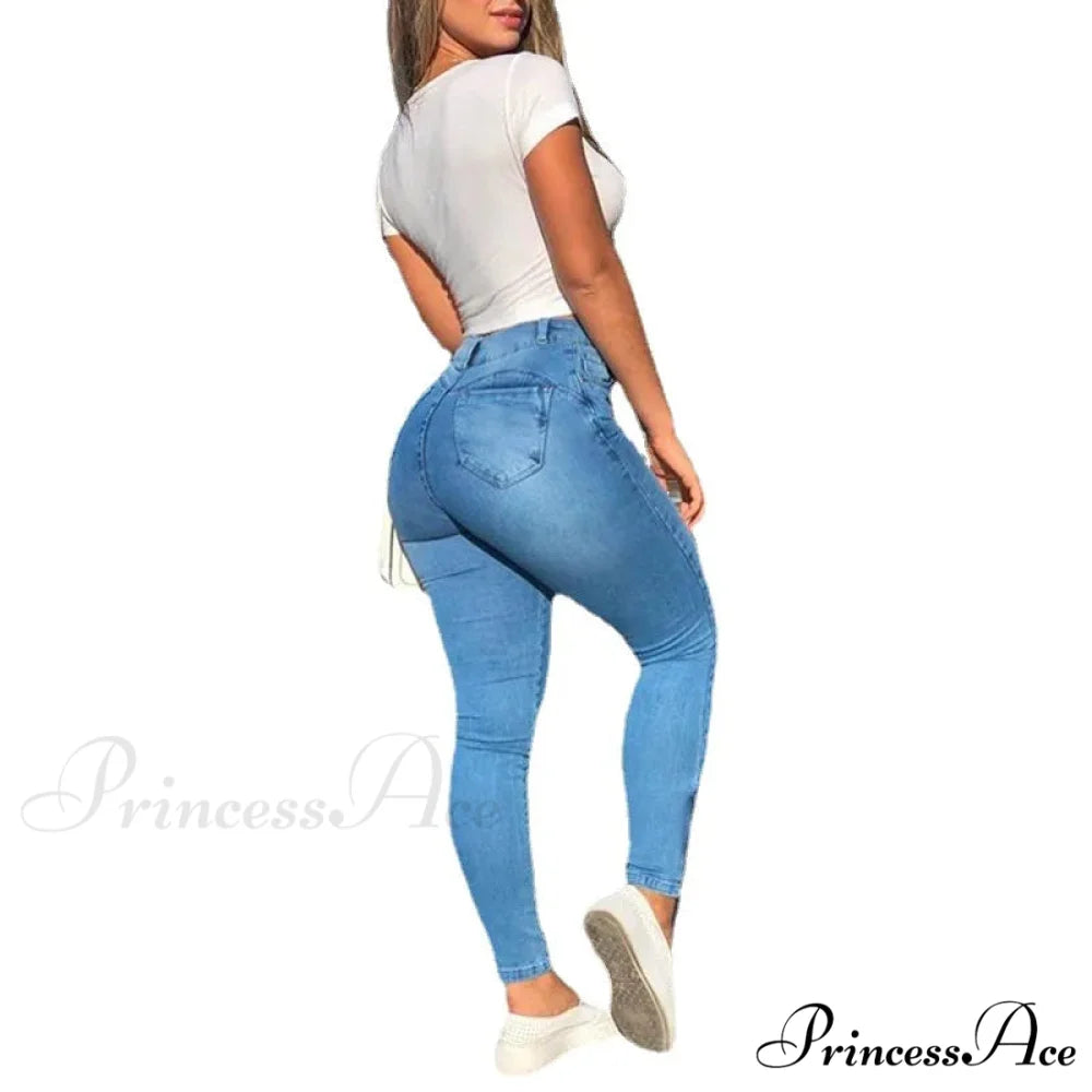2024 New High Waist Women Streetwear Sexy Stretch Plus Size Denim Fashion Elastici Slim Women Jean