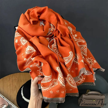 2024 New Year’s Crimson Cashmere Scarf scarf-241228
