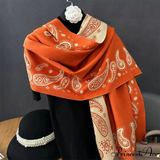 2024 New Year’s Crimson Cashmere Scarf red1 scarf-241228