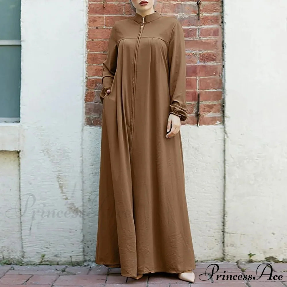 2024 Women’s Casual Fashion Urban Knitted Patchwork Summer Mid-Waist V-Neck Sweet Style Clothes Vestidos Dress Coffee