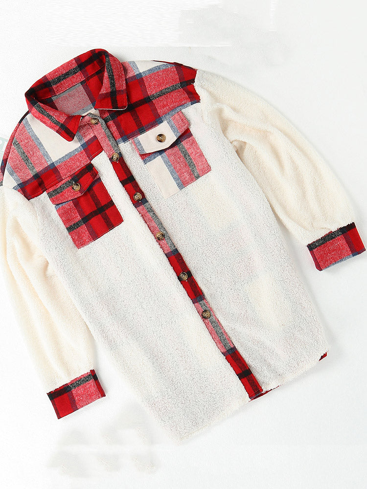 Lamb Denim Graceful Patchwork Coat Coats & Jackets