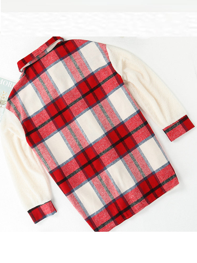 Lamb Denim Graceful Patchwork Coat Coats & Jackets