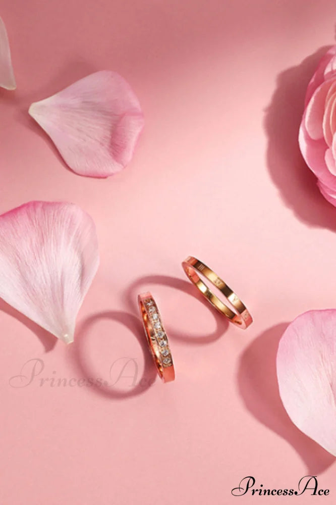 2PCS Roman Stylish Numeral Rings