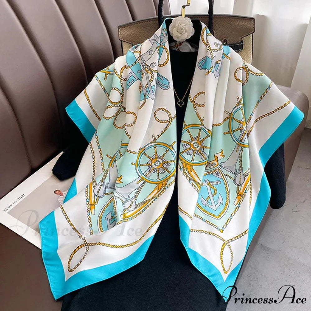 30 Shades Twill Silk Hijab Scarf Color10 / One Size scarf-241228