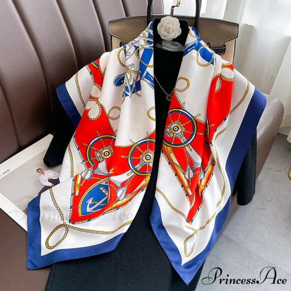 30 Shades Twill Silk Hijab Scarf Color11 / One Size scarf-241228