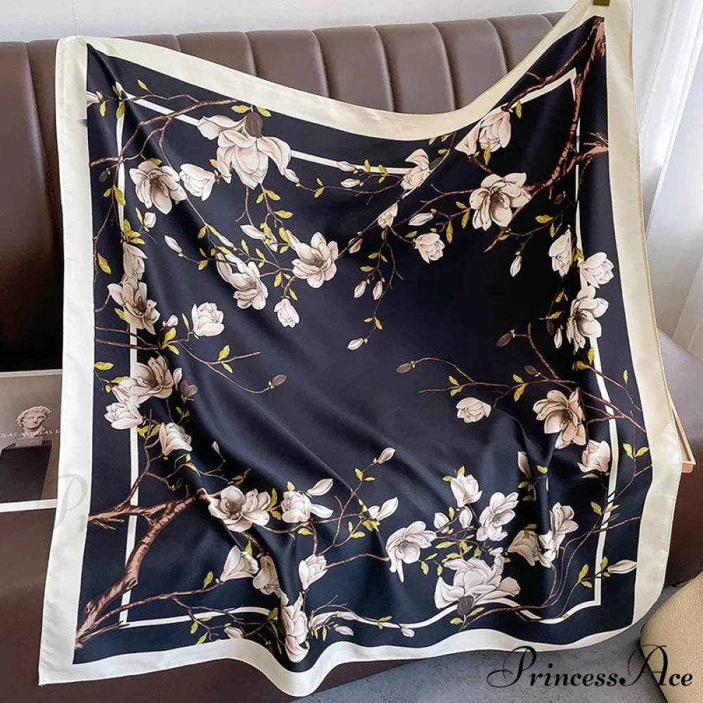 30 Shades Twill Silk Hijab Scarf Color17 / One Size scarf-241228