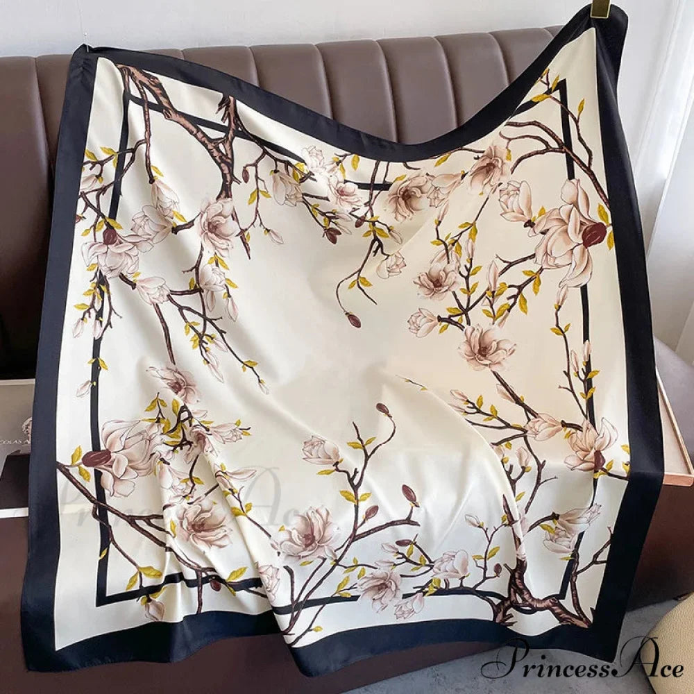 30 Shades Twill Silk Hijab Scarf Color19 / One Size scarf-241228