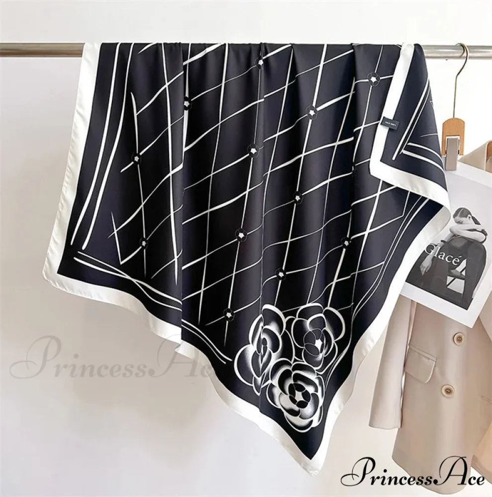 30 Shades Twill Silk Hijab Scarf Color25 / One Size scarf-241228