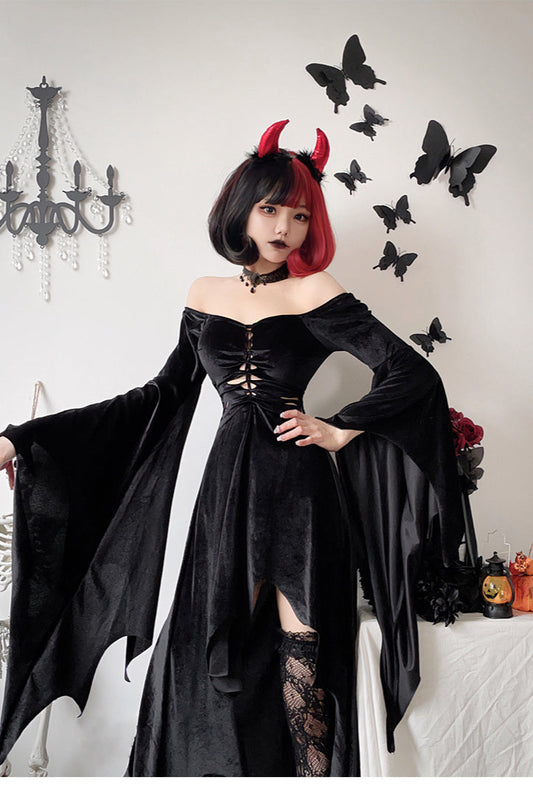 Halloween Cloak Gothic Dress