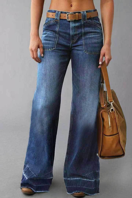 High Waist Vintage Straight Jean