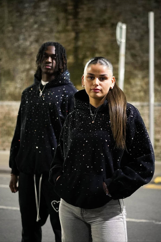 Rhinestone Star Hoodie and Joggers