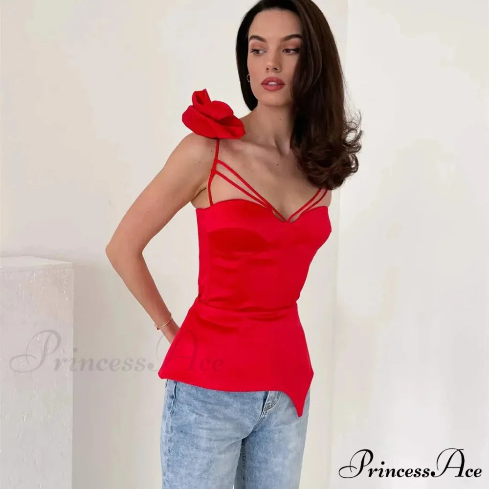 3D Blooming Fringe Crop Top croptop-250223