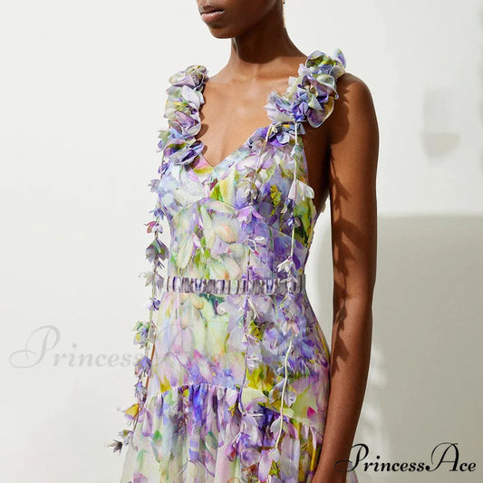 3D Blossom Fringe One Piece Swimsuit onepiece-250223