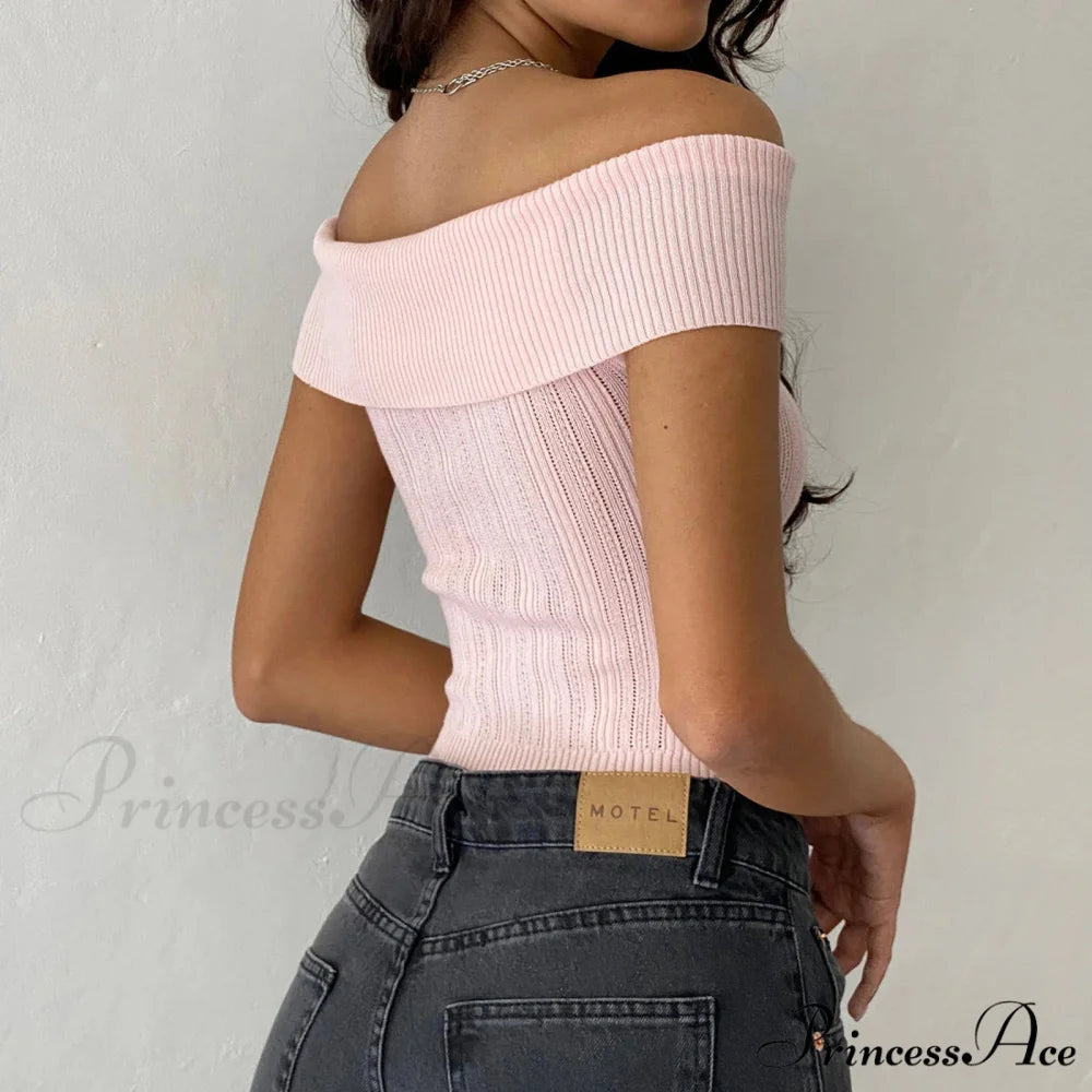 3D Blossom Vessel Neck Crop Top croptop-250223