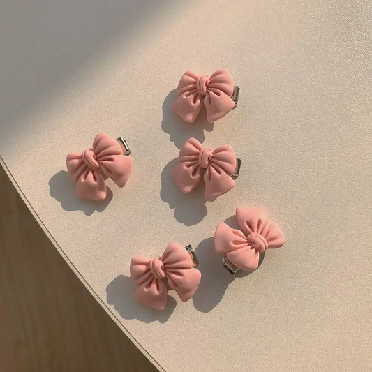 Pink Rose Flower Heart Hair Accessory Pink 1 Accessories-L