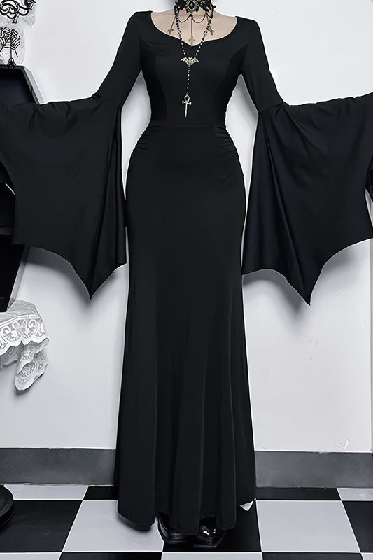 Batwing Slim Gothic Dress