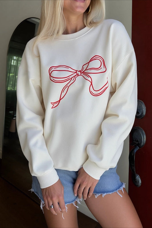 Sweet Chic Relaxed Round Neck Blouse