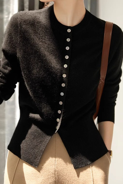 Slit Sleeve Soft Touch Cardigan